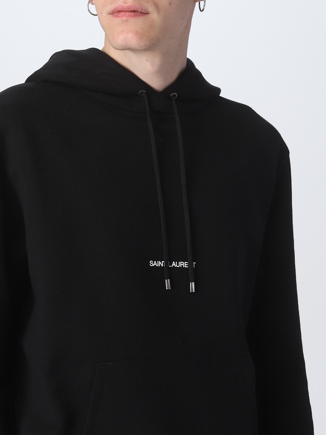 SAINT LAURENT SWEATSHIRT: Sweatshirt herren Saint Laurent, Schwarz - Img 5