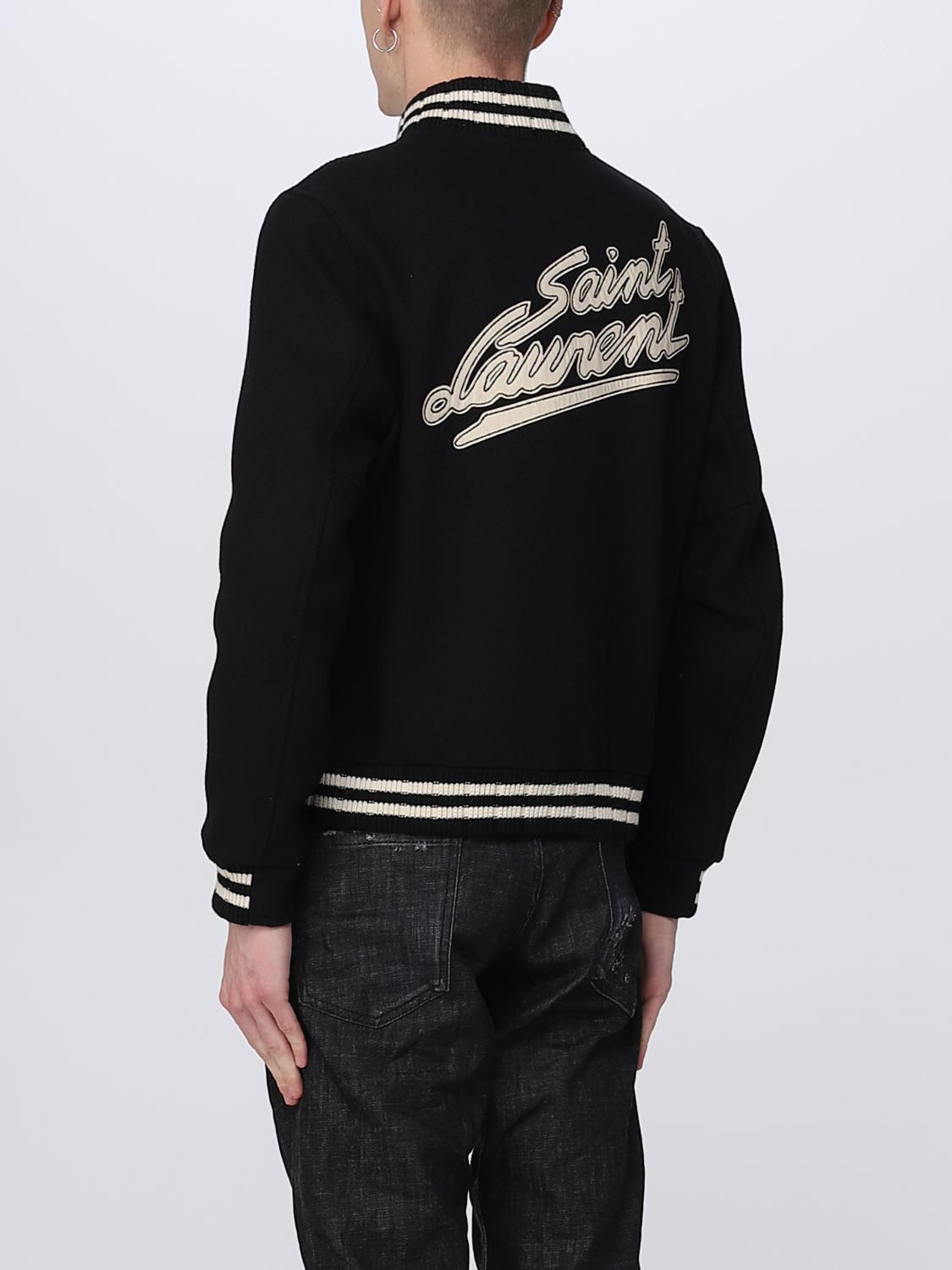 Saint Laurent Teddy wool blend jacket - Black | 625918Y180W