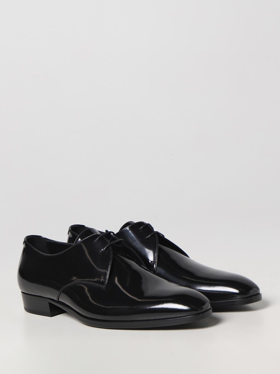 SAINT LAURENT 브로그 슈즈: 신발 남성 Saint Laurent, 블랙 - Img 2