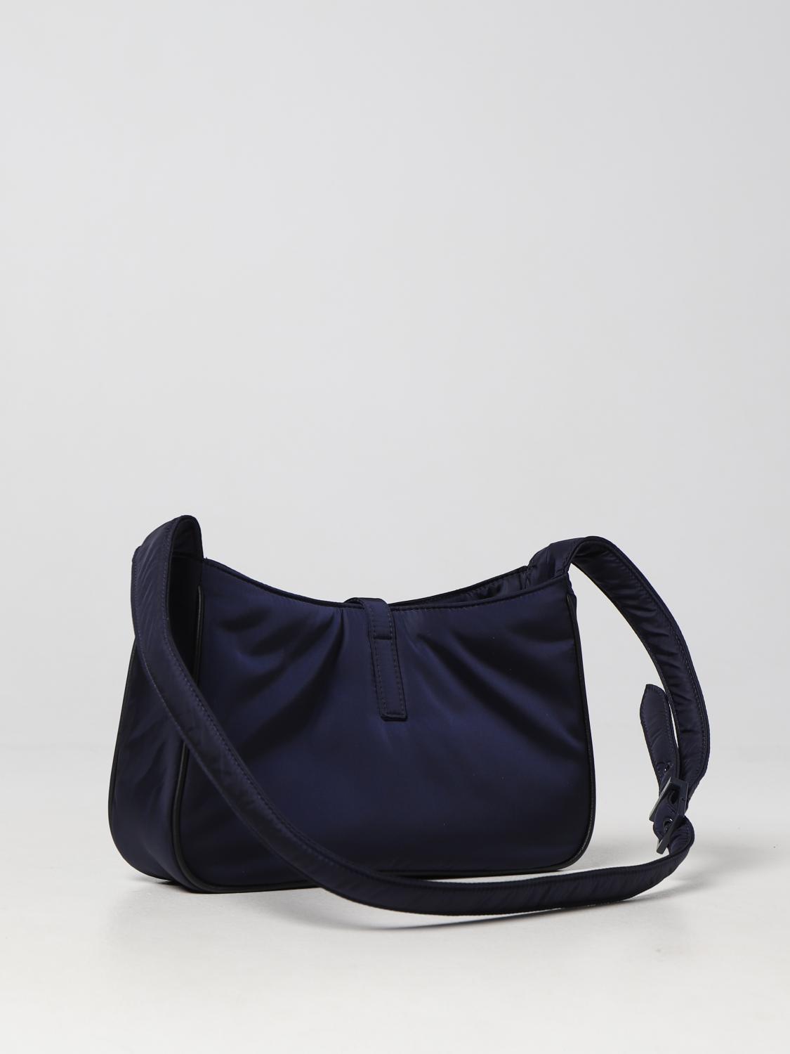 SAINT LAURENT SHOULDER BAG: 5 À 7 Saint Laurent bag in Econyl® regenerated nylon, Blue - Img 2