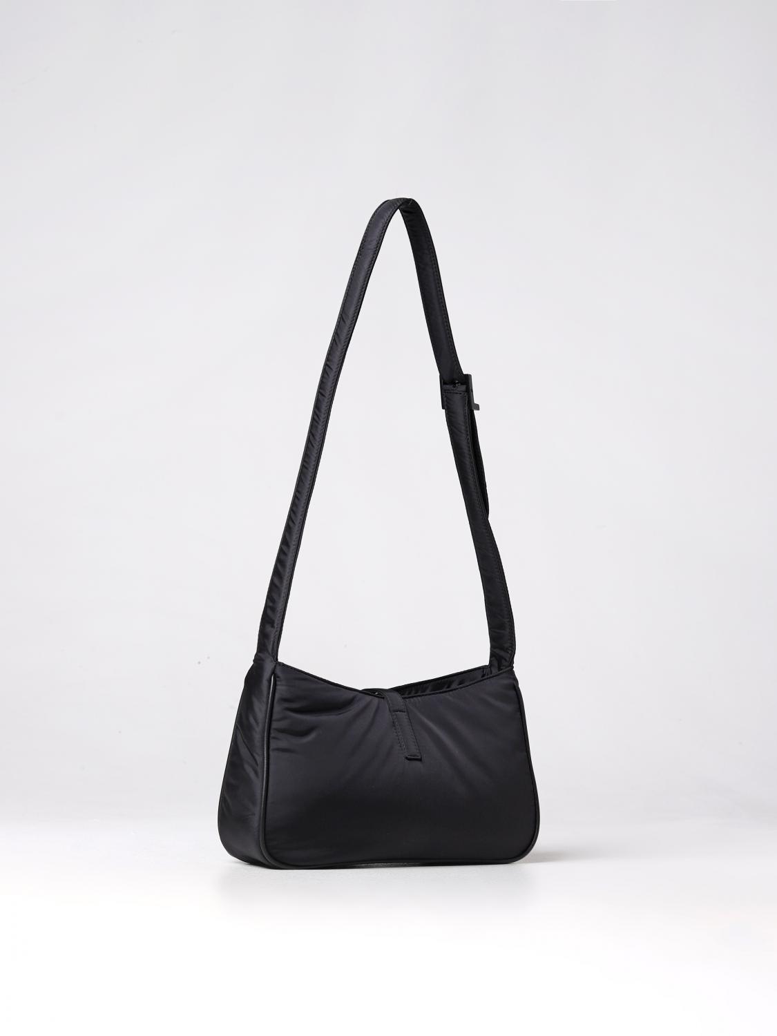 SAINT LAURENT BORSA A TRACOLLA: Borsa 5 À 7 Saint Laurent in nylon rigenerato Econyl®, Nero 1 - Img 2