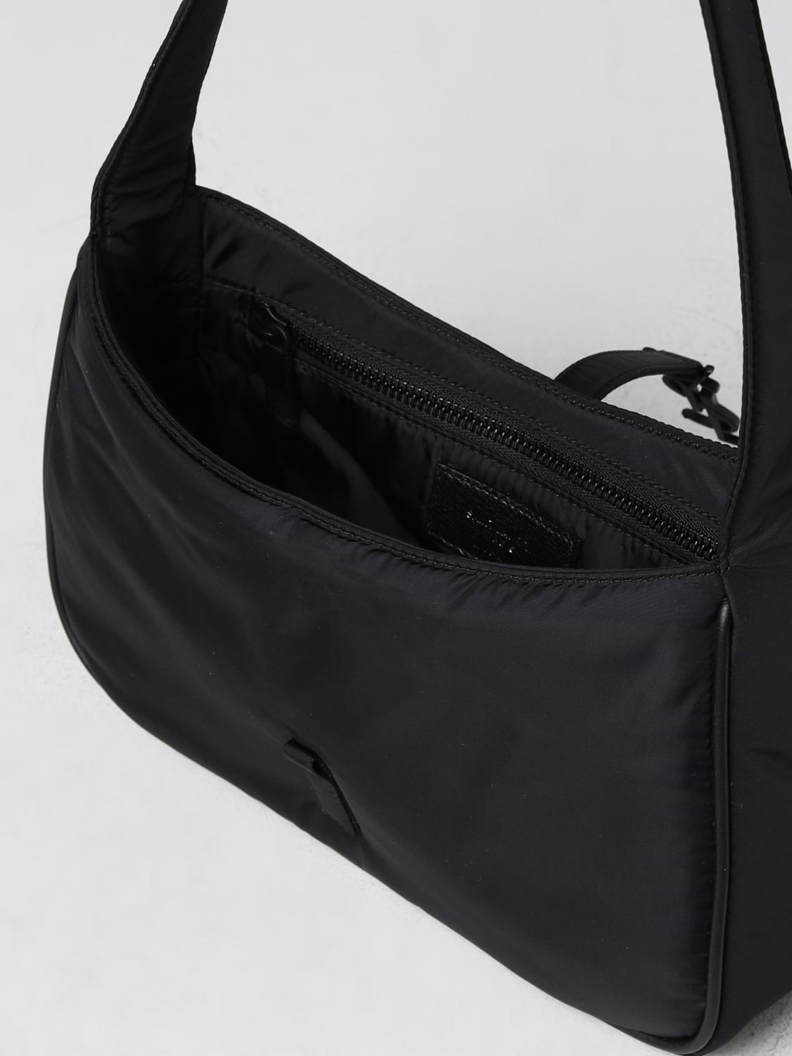 SAINT LAURENT BORSA A TRACOLLA: Borsa 5 À 7 Saint Laurent in nylon rigenerato Econyl®, Nero 1 - Img 4