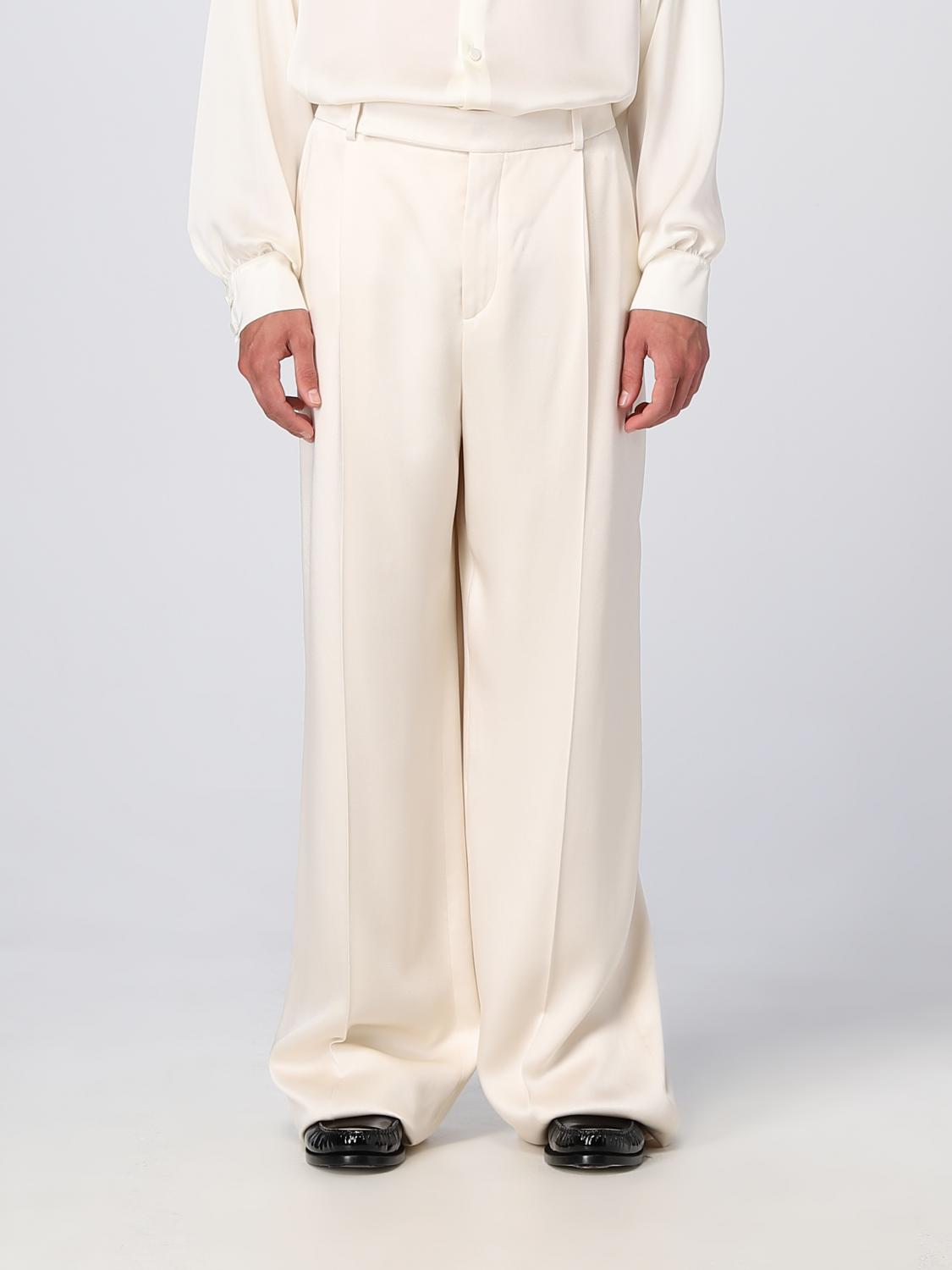 Saint Laurent pants in viscose blend - White | 736498 Y3G36