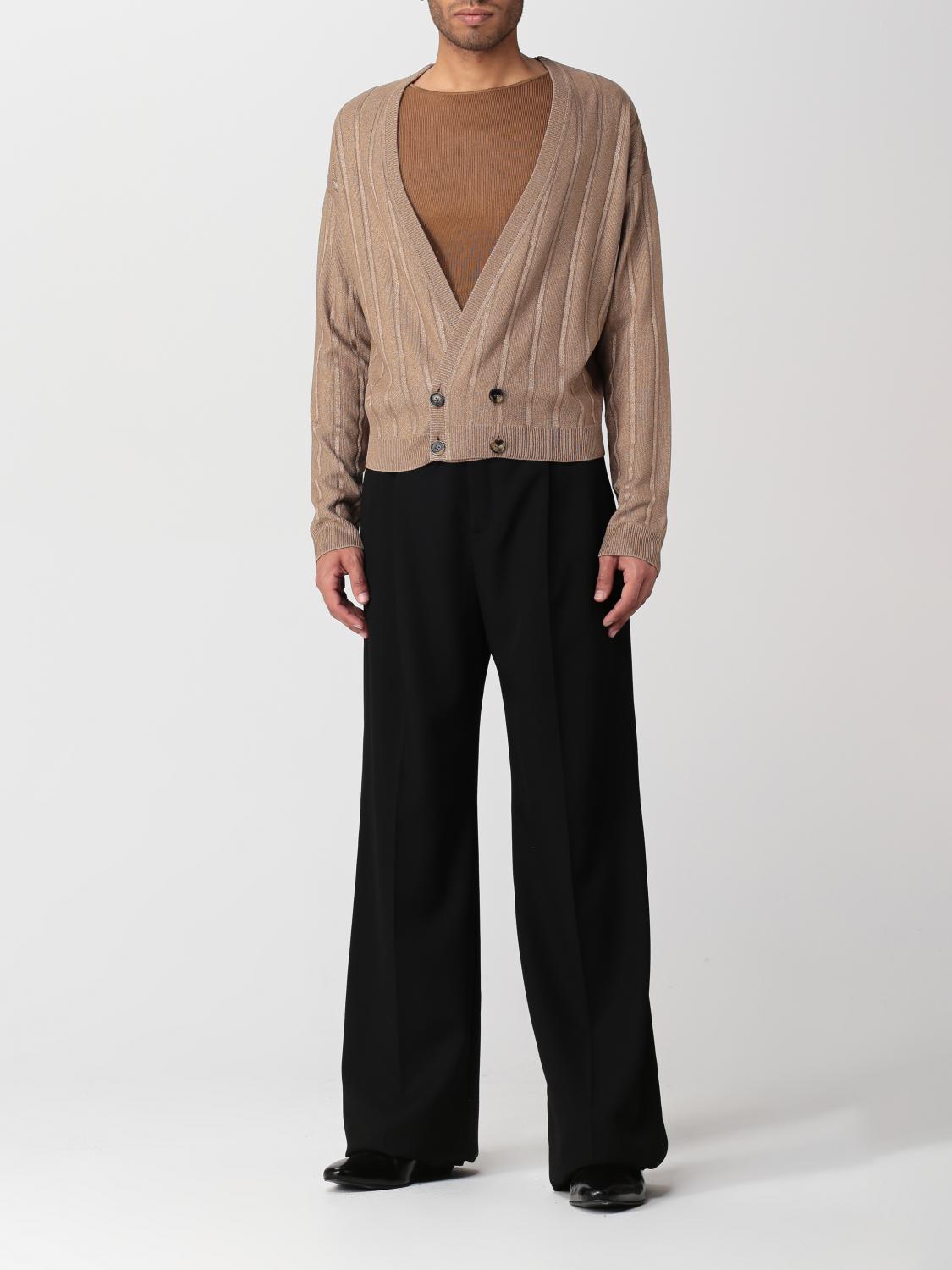 SAINT LAURENT STRICKJACKE: Pullover herren Saint Laurent, Gold - Img 2