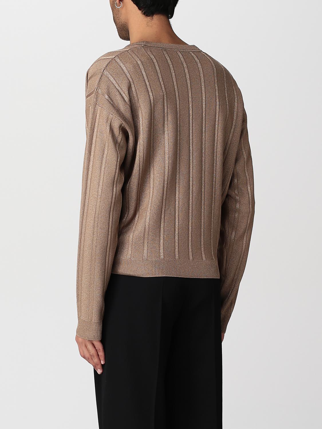 SAINT LAURENT STRICKJACKE: Pullover herren Saint Laurent, Gold - Img 3