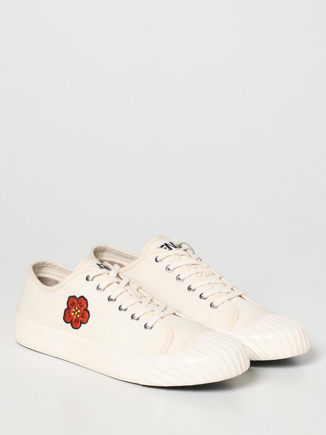 KENZO BASKETS: Baskets homme Kenzo, Jaune Crème - Img 2