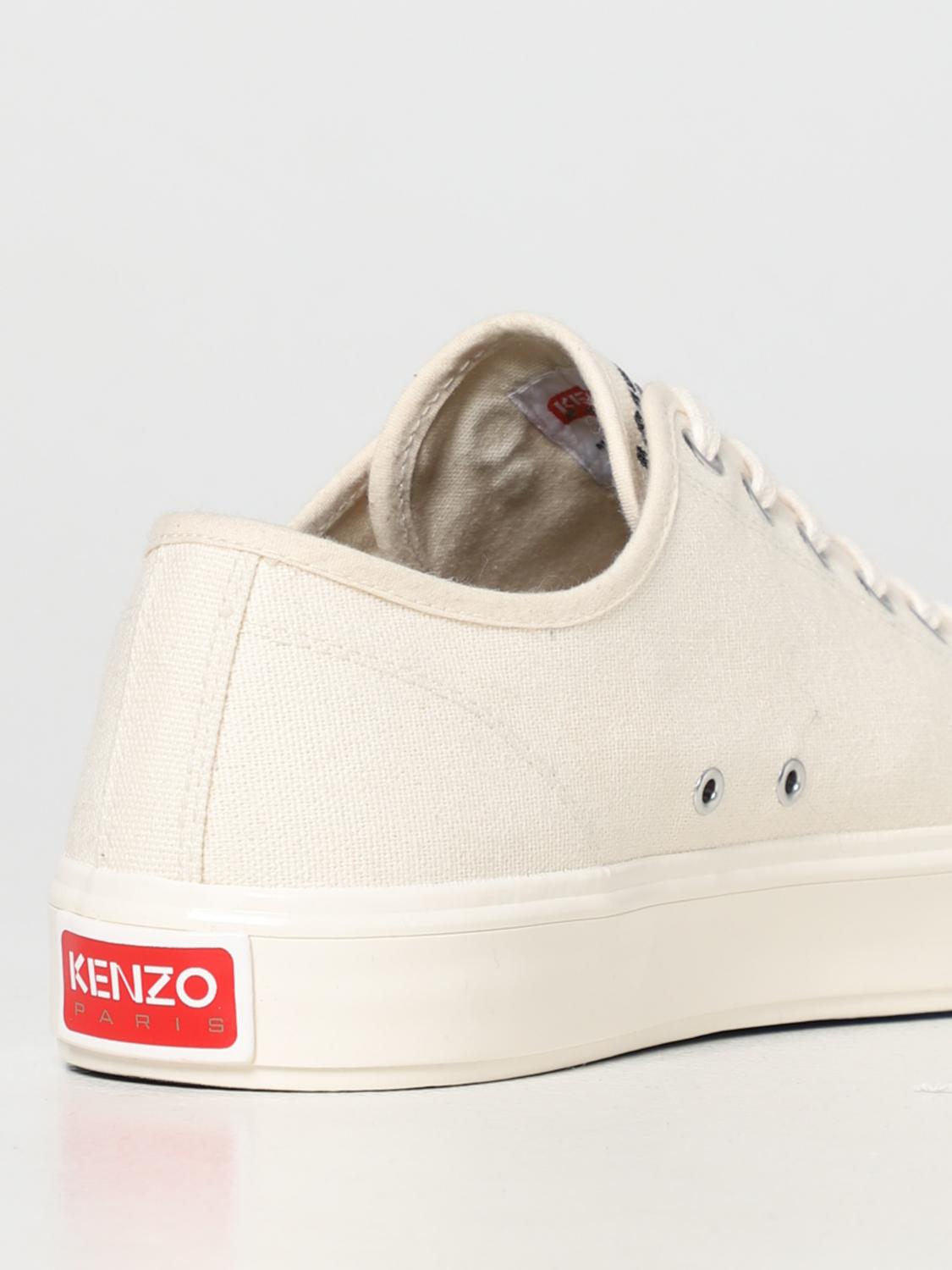 KENZO BASKETS: Baskets homme Kenzo, Jaune Crème - Img 3