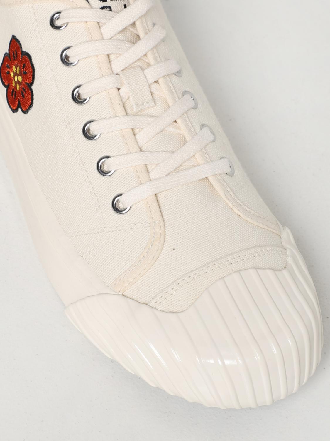 KENZO BASKETS: Baskets homme Kenzo, Jaune Crème - Img 4
