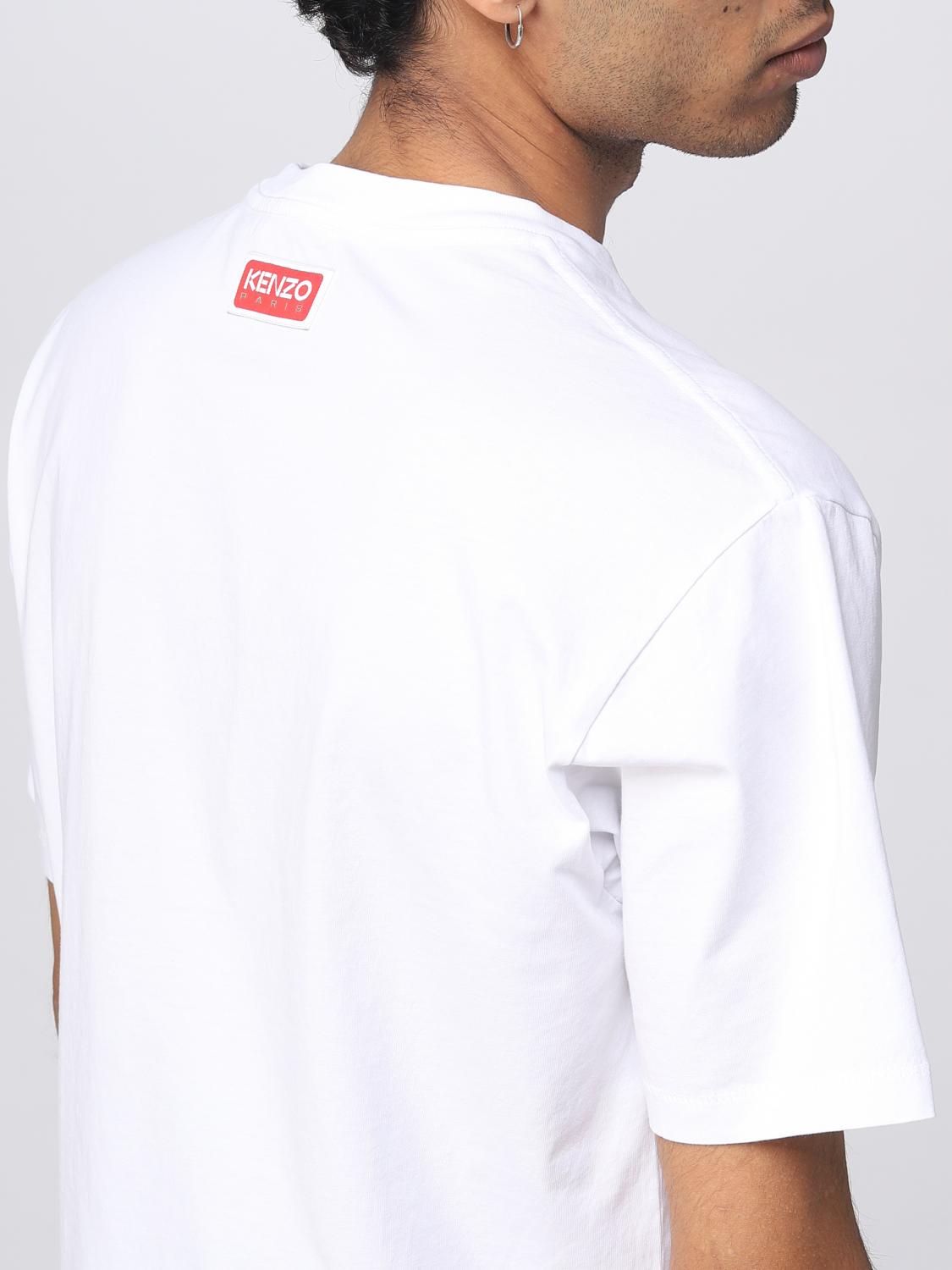 KENZO / Tシャツ/M/コットン/WHT/無地/FD55TS4454SO// KENZO：Tシャツ メンズ - ホワイト | GIGLIO.COMオンラインのKenzo T