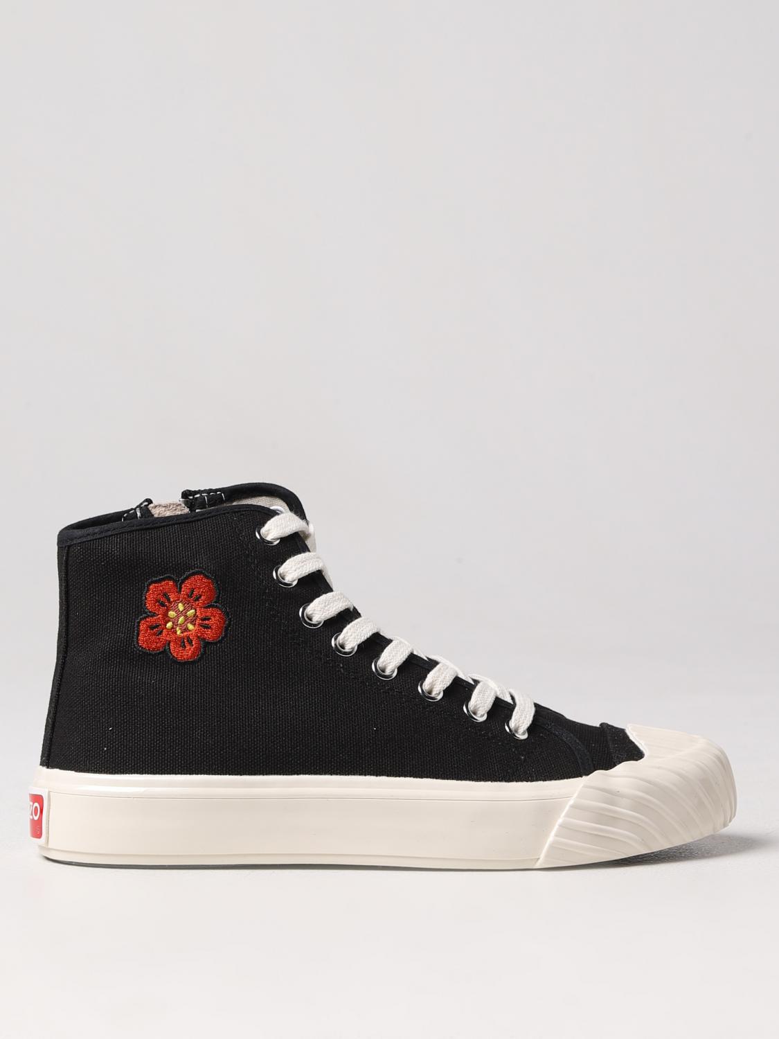 KENZO SNEAKERS: Sneakers Kenzo in canvas, Nero - Img 1