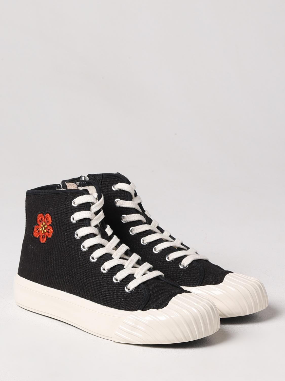KENZO SNEAKERS: Sneakers Kenzo in canvas, Nero - Img 2