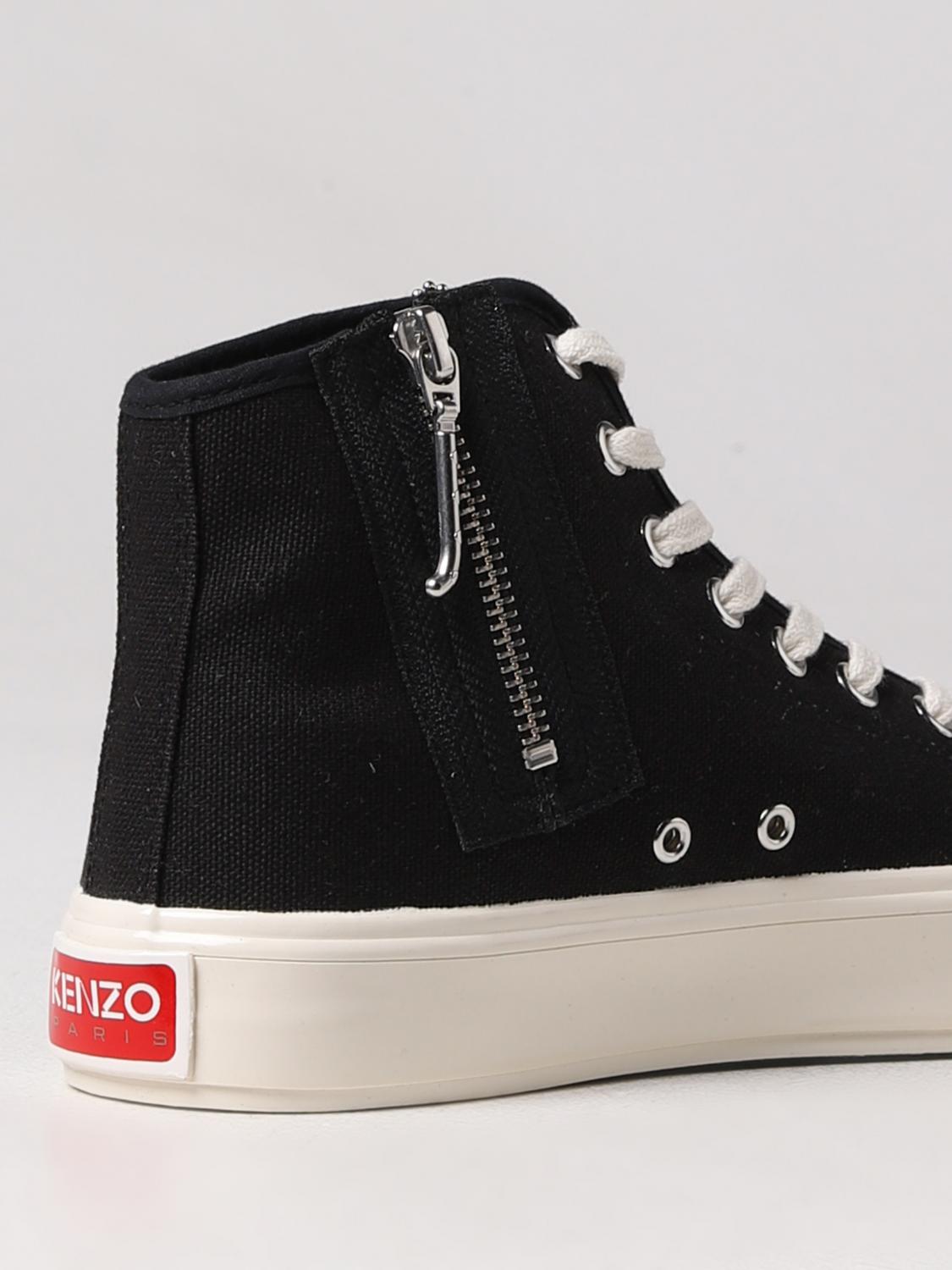 KENZO SNEAKERS: Sneakers Kenzo in canvas, Nero - Img 3