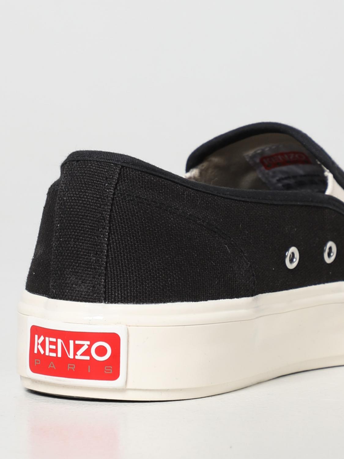 KENZO SNEAKERS: Sneakers Kenzoschool Kenzo in canvas, Nero - Img 3