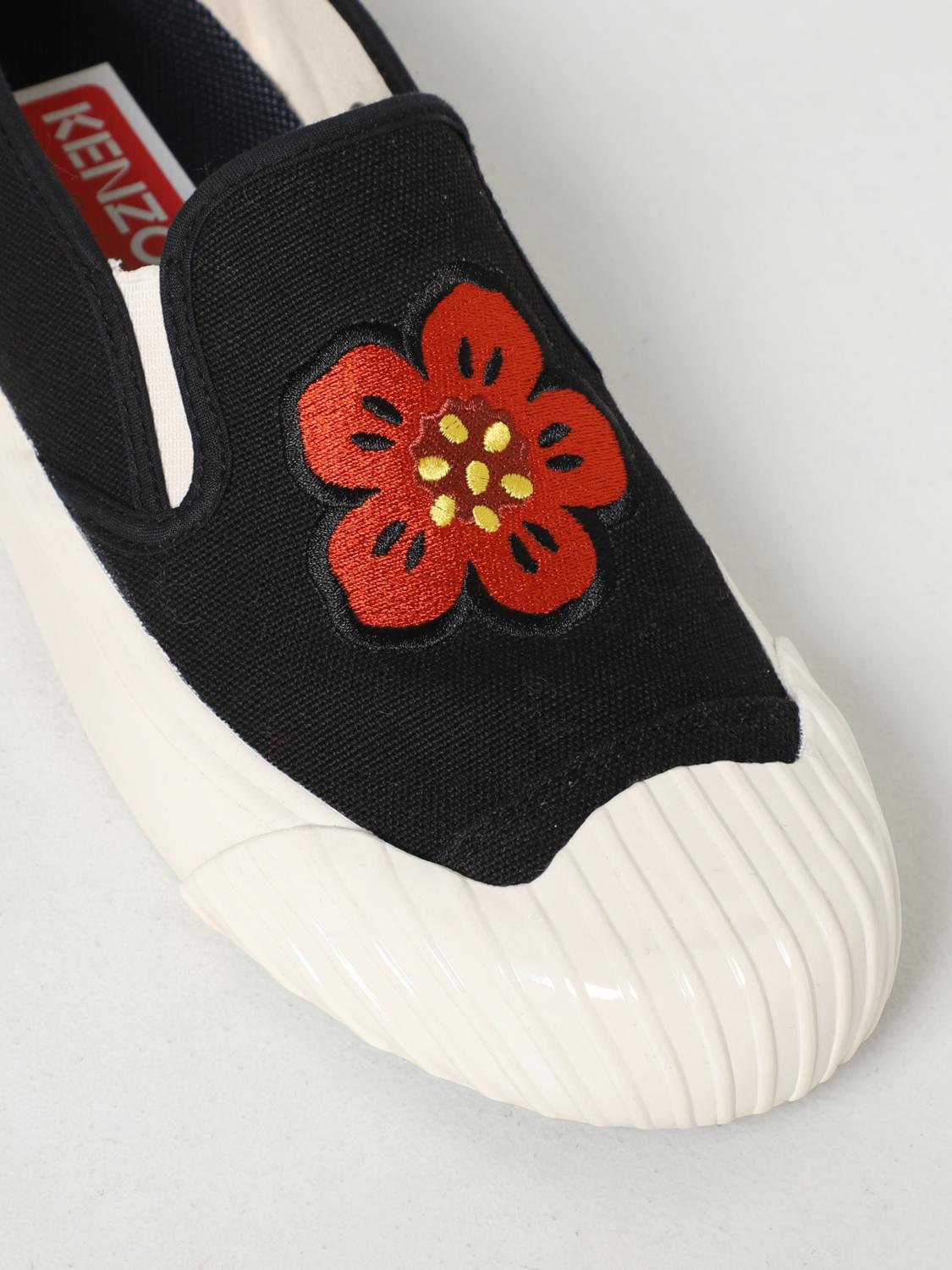 KENZO SNEAKERS: Sneakers Kenzoschool Kenzo in canvas, Nero - Img 4