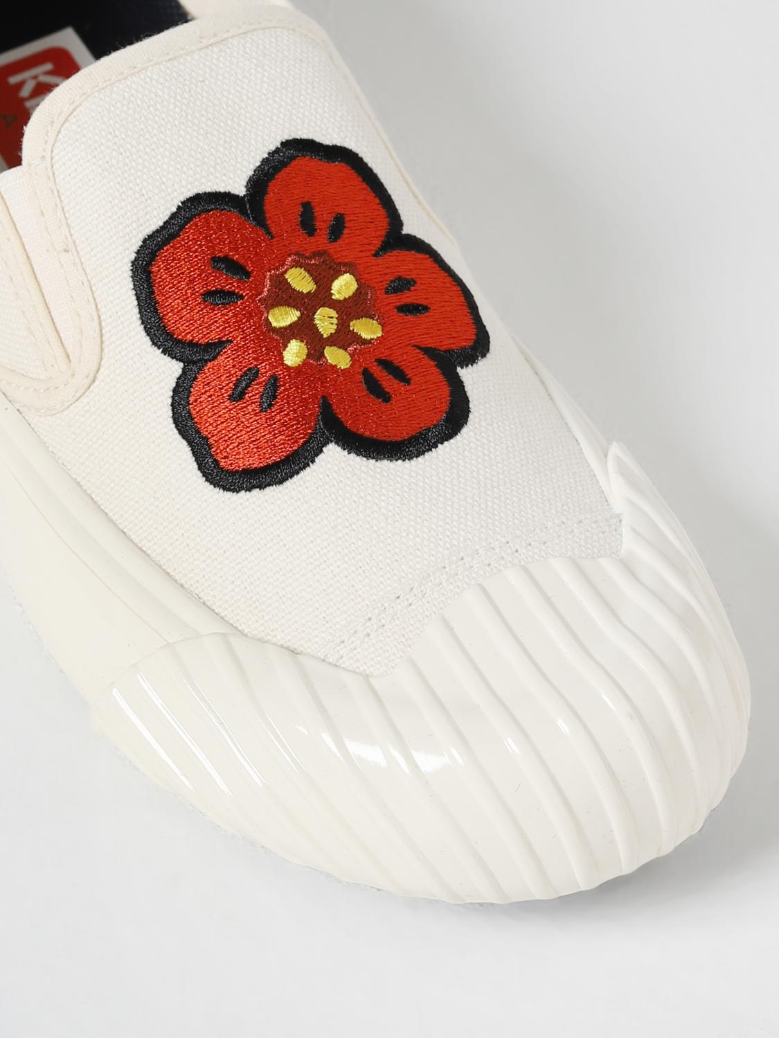 KENZO SNEAKERS: Sneakers Kenzoschool Kenzo in canvas, Crema - Img 4