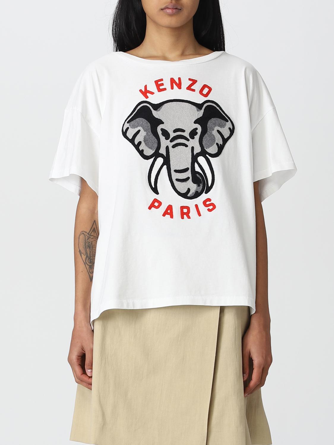 KENZO T-SHIRT: T-shirt damen Kenzo, Weiß - Img 1