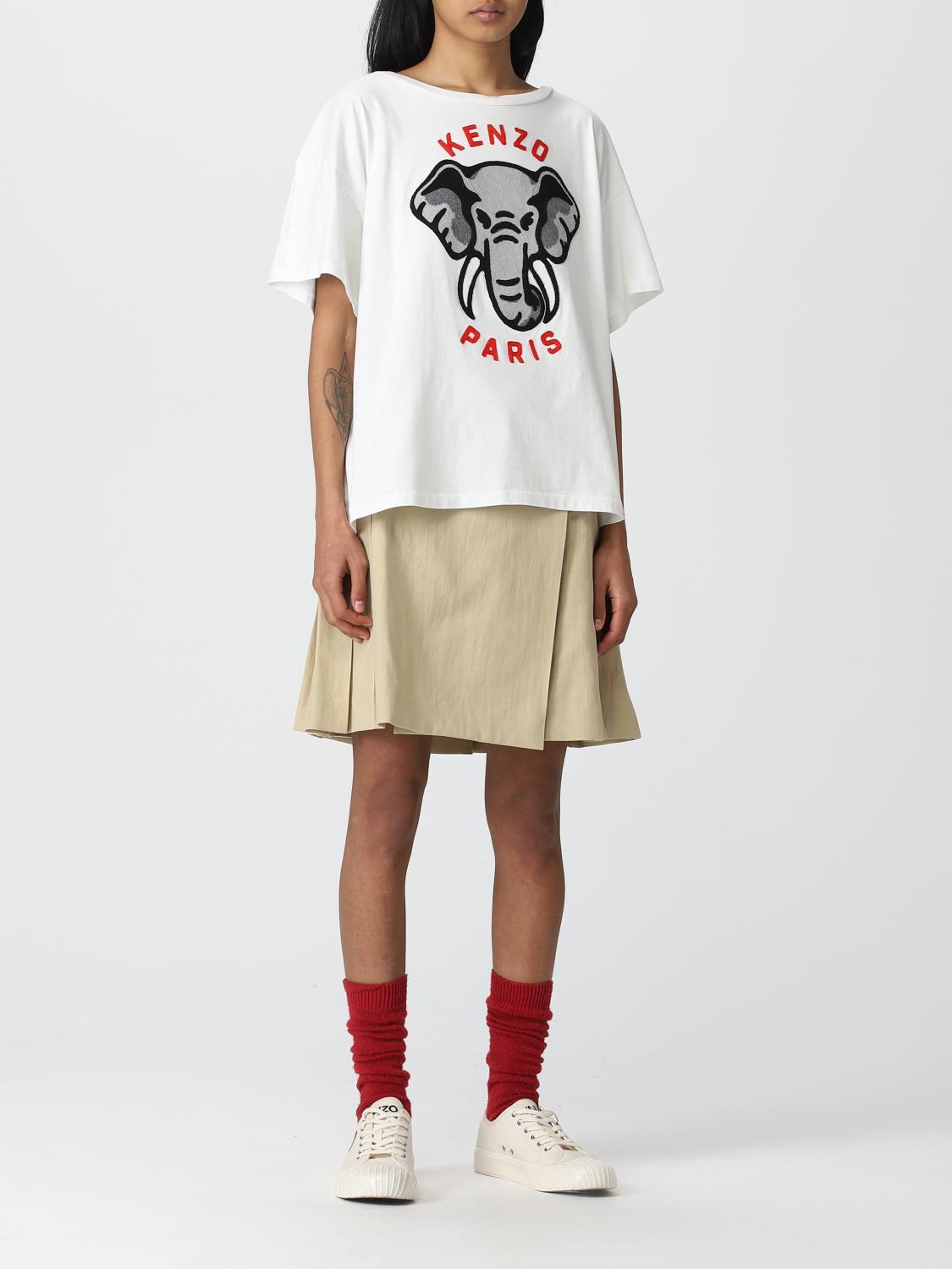 KENZO T-SHIRT: T-shirt damen Kenzo, Weiß - Img 2