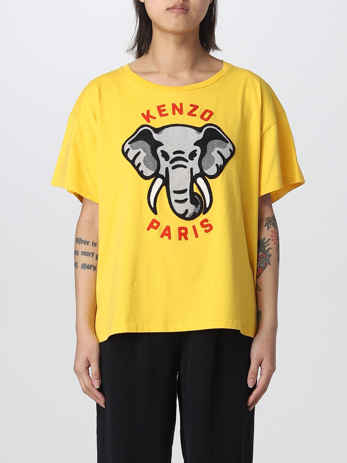 KENZO CAMISETA: Camiseta mujer Kenzo, Amarillo - Img 1
