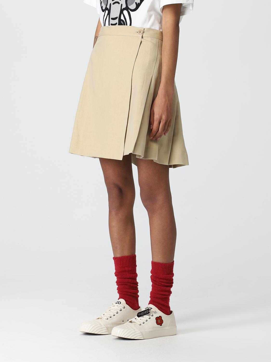 Kenzo Skirt woman - Beige | FD52JU1979FK | GIGLIO.COM