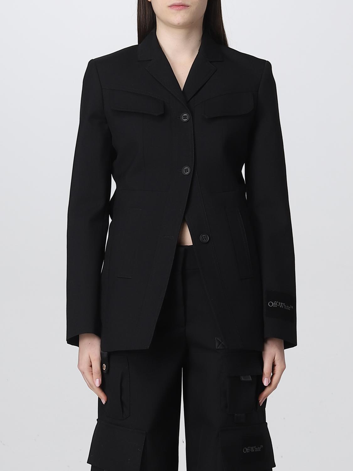 OFF-WHITE ブレザー: ジャケット レディース Off-white, ブラック - Img 1
