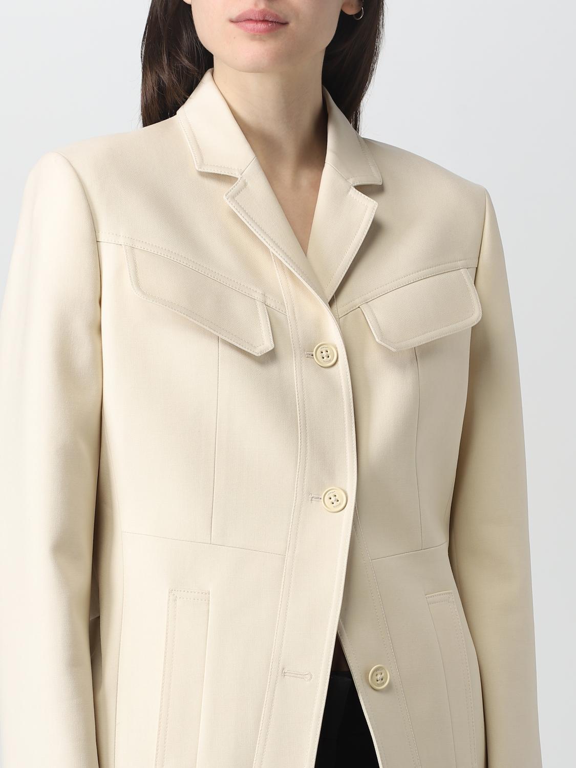 OFF-WHITE AMERICANA: Chaqueta mujer Off-white, Arena - Img 5