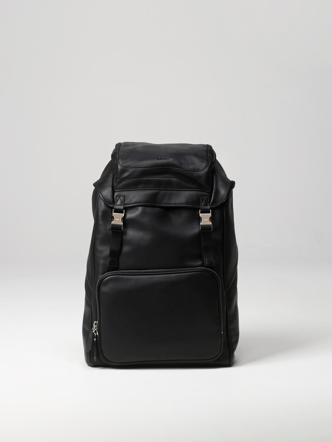 BALLY ZAINO: Zaino Bally in pelle, Nero - Img 1