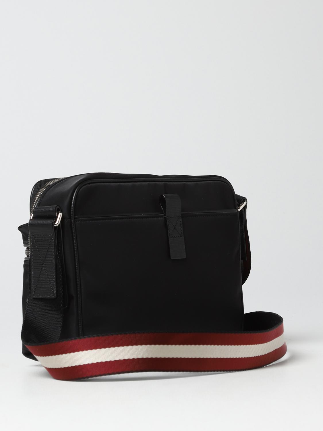 BALLY BORSA A TRACOLLA: Borsa Bally in nylon, Nero - Img 2