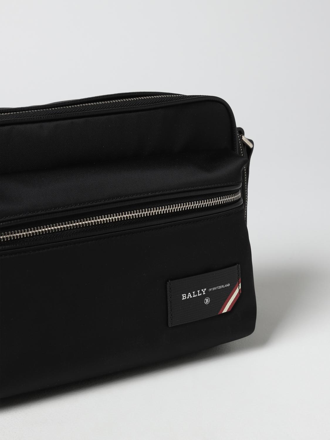 BALLY BORSA A TRACOLLA: Borsa Bally in nylon, Nero - Img 3