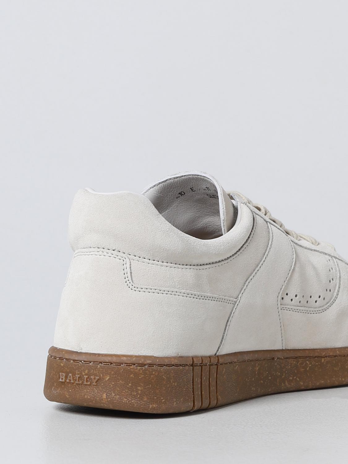 BALLY SNEAKERS: Sneakers Weky Bally in suede, Panna - Img 3