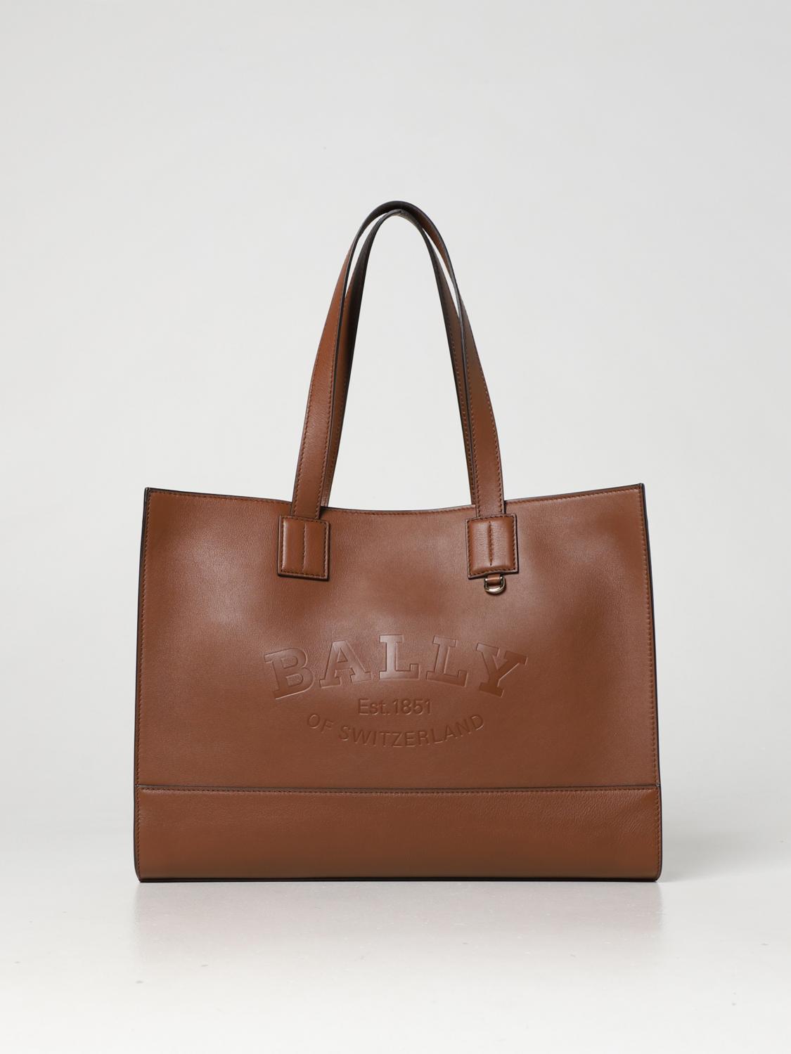 BALLY BORSA TOTE: Borsa Bally in pelle, Cuoio - Img 1