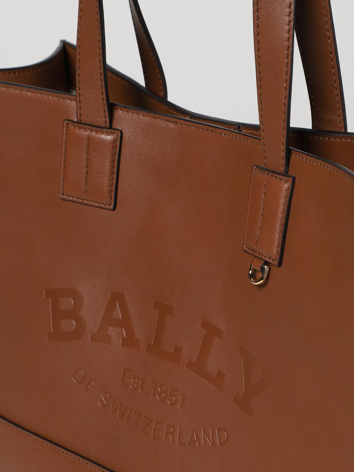 BALLY BORSA TOTE: Borsa Bally in pelle, Cuoio - Img 3