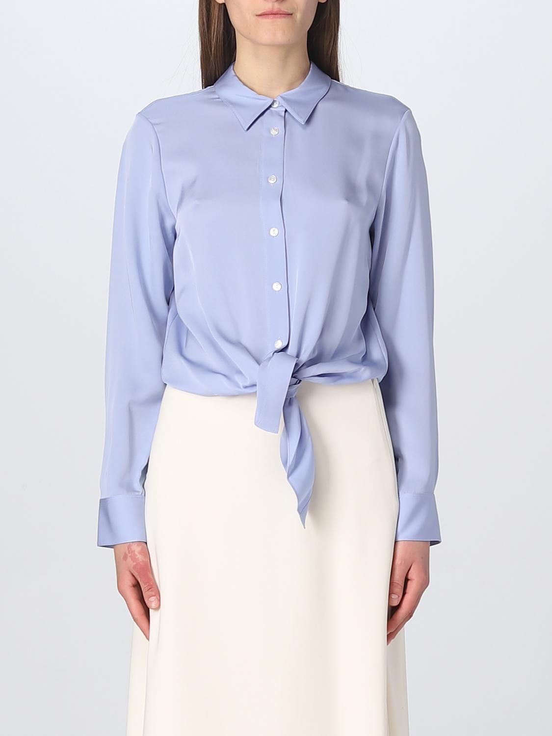 THEORY HEMDBLUSE: Hemdbluse damen Theory, Hellblau - Img 1