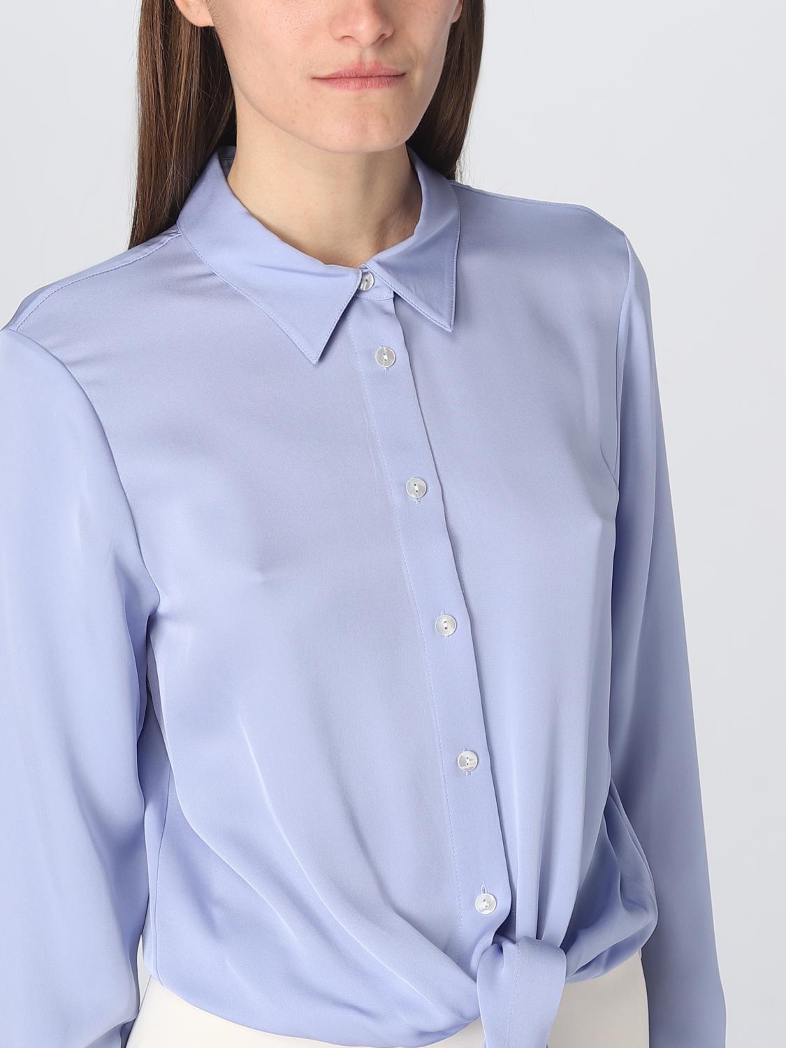 THEORY HEMDBLUSE: Hemdbluse damen Theory, Hellblau - Img 4