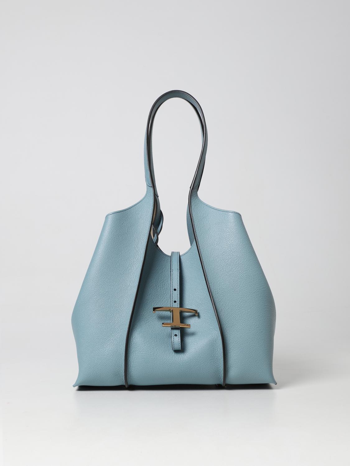 TOD'S SHOULDER BAG: Shoulder bag woman Tod's, Gnawed Blue - Img 1
