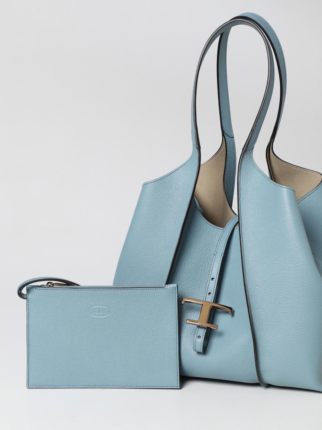 TOD'S SHOULDER BAG: Shoulder bag woman Tod's, Gnawed Blue - Img 3
