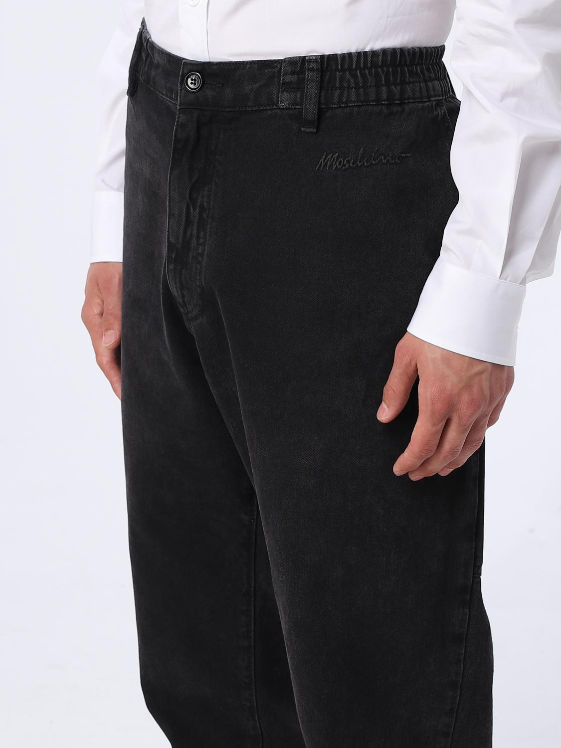 MOSCHINO COUTURE PANTS: Pants men Moschino Couture, Black - Img 3