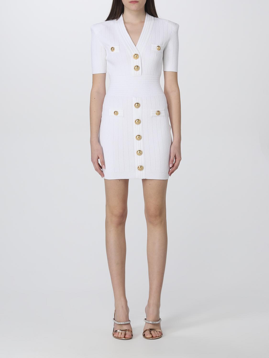 BALMAIN VESTIDO: Vestido mujer Balmain, Blanco - Img 1