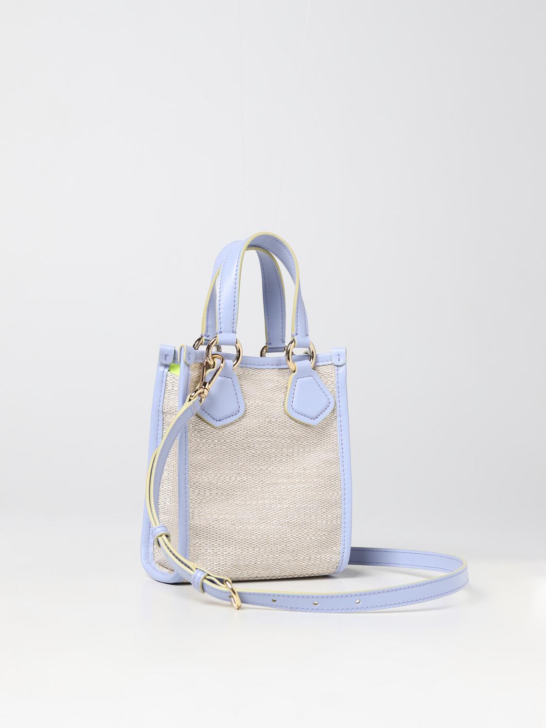 LANCEL BORSA MINI: Borsa Lancel in canvas e pelle, Lilla - Img 2