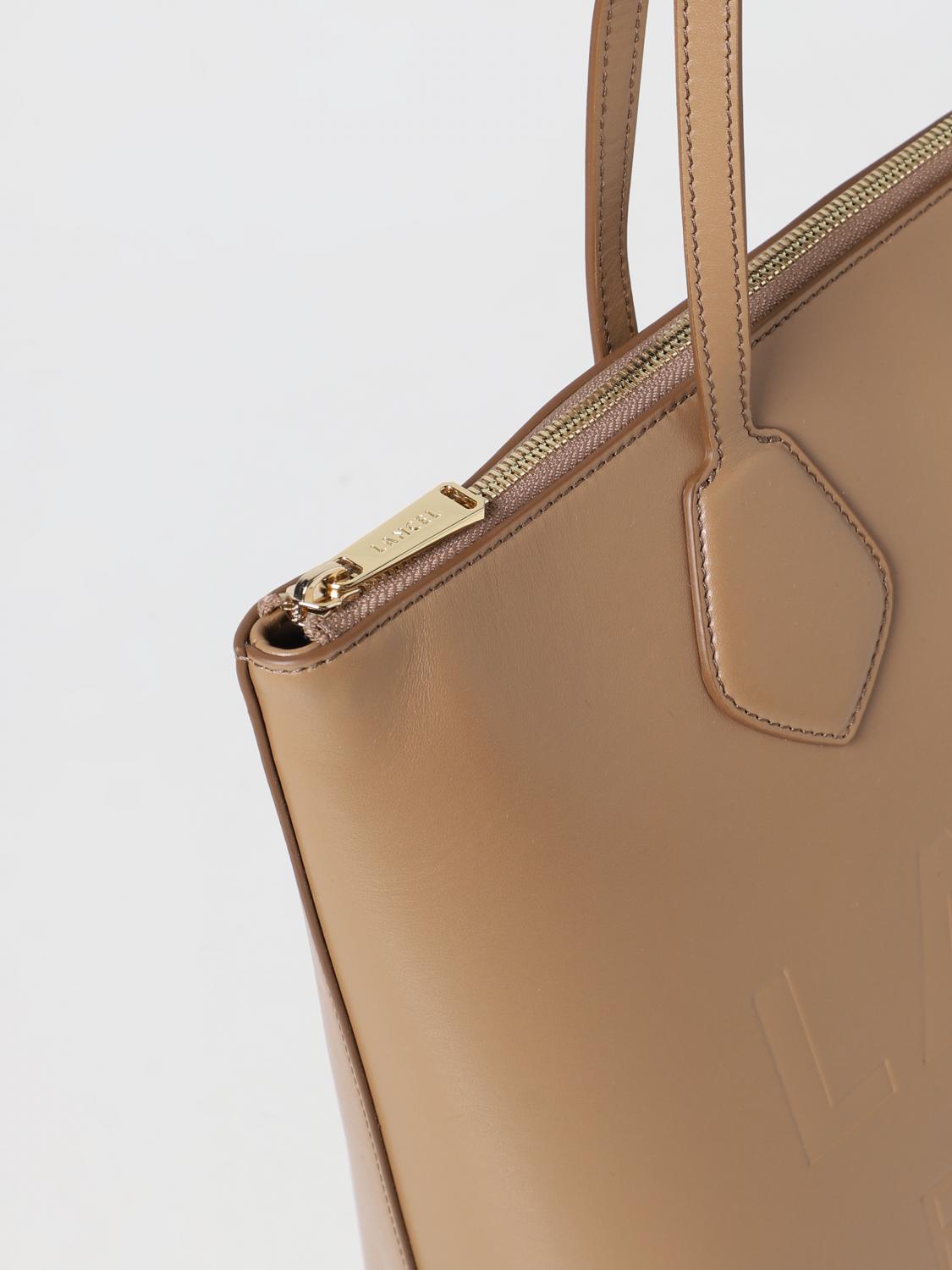 LANCEL BORSA TOTE: Borsa Essential Lancel in pelle, Cammello - Img 3