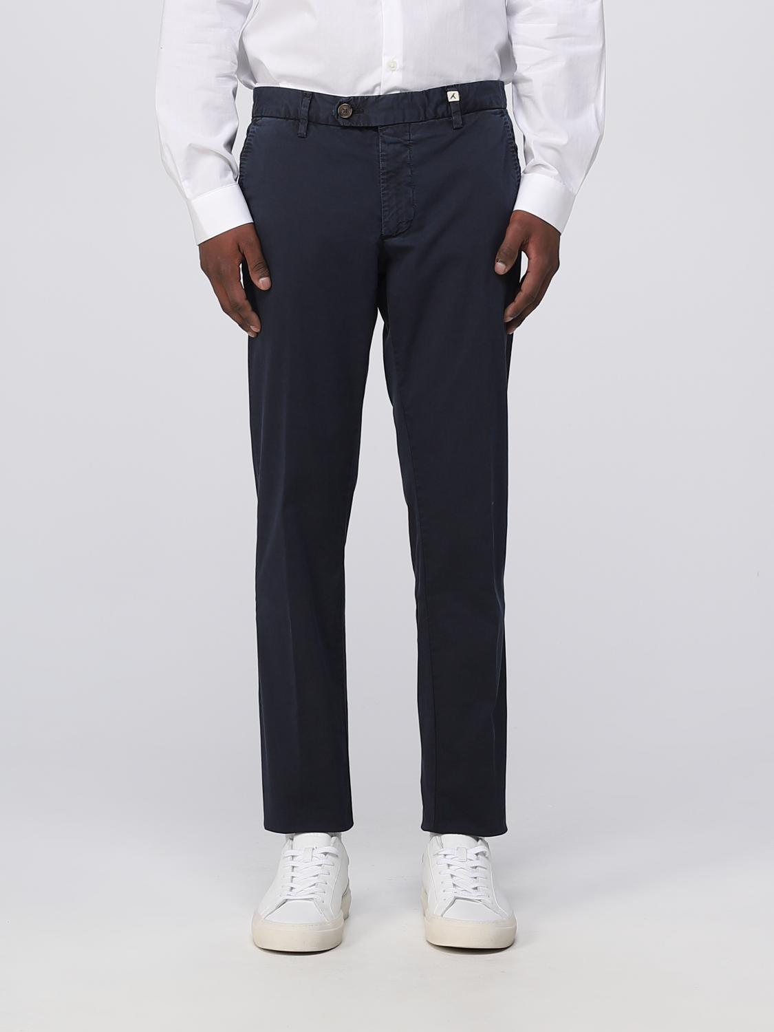MYTHS PANTALONI: Pantalone Myths in misto cotone, Blue Navy - Img 1