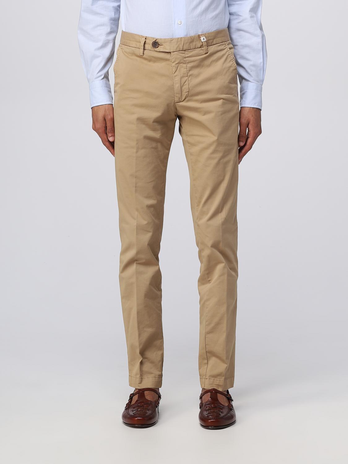 MYTHS PANTALONI: Pantalone Myths in misto cotone, Sabbia - Img 1