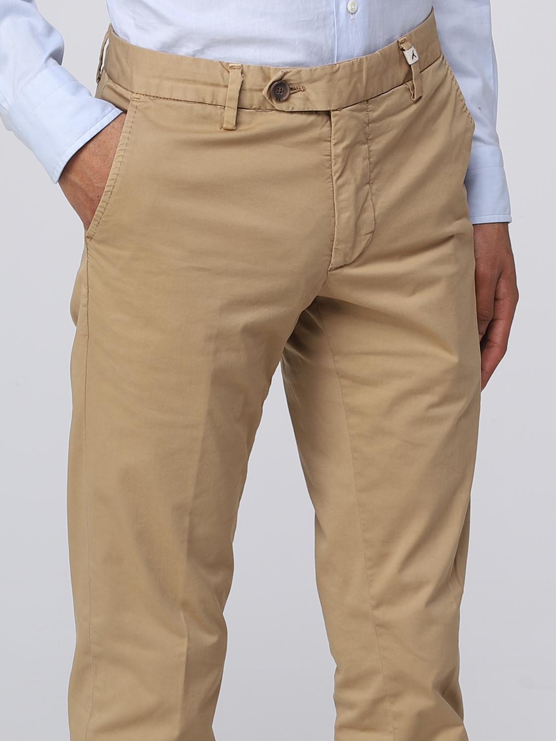 MYTHS PANTALONI: Pantalone Myths in misto cotone, Sabbia - Img 3