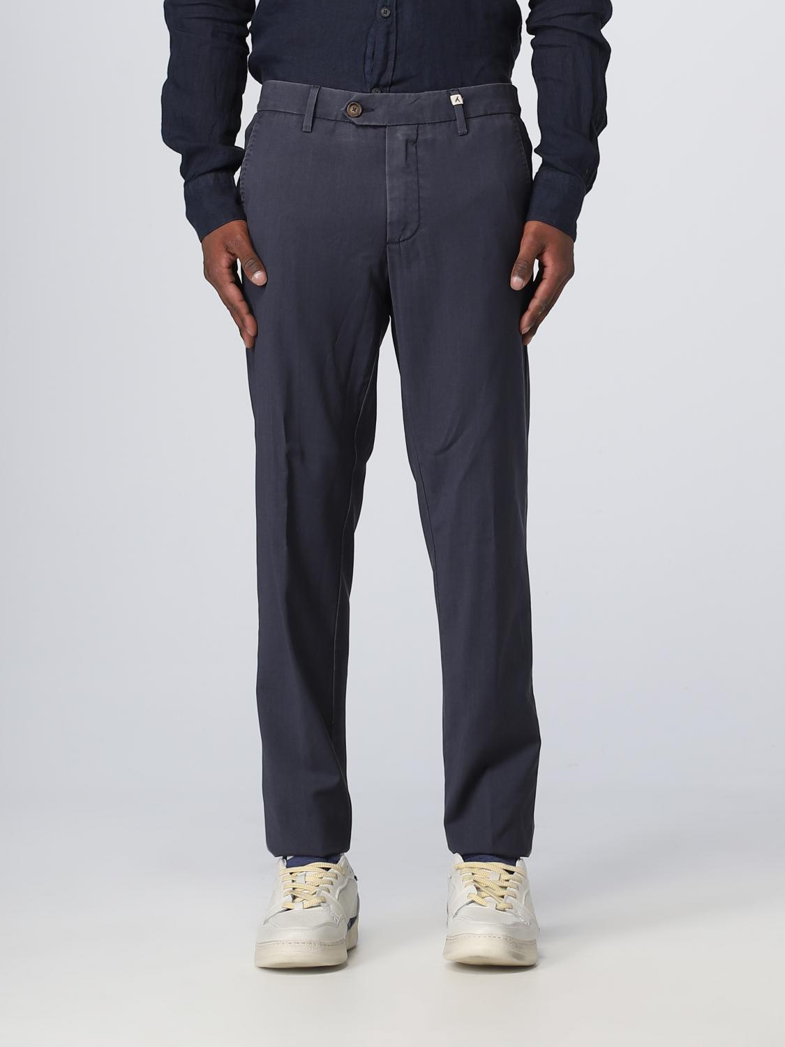 MYTHS PANTALONI: Pantalone Myths in lana, Blue - Img 1