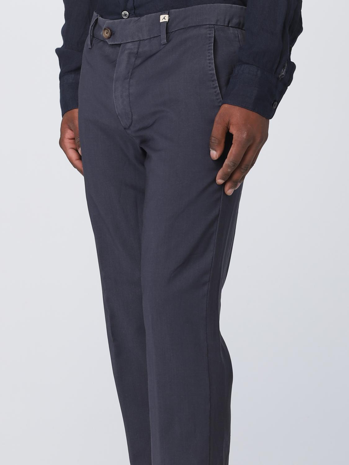 MYTHS PANTALONI: Pantalone Myths in lana, Blue - Img 3