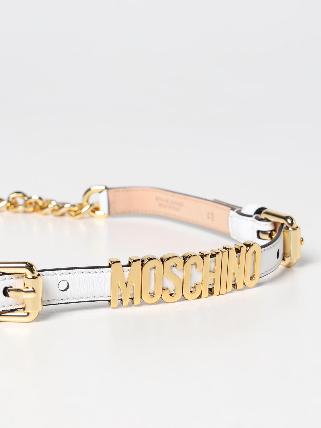 Moschino Couture white belt Moschino Couture Outlet: Belt woman - White  main image 4