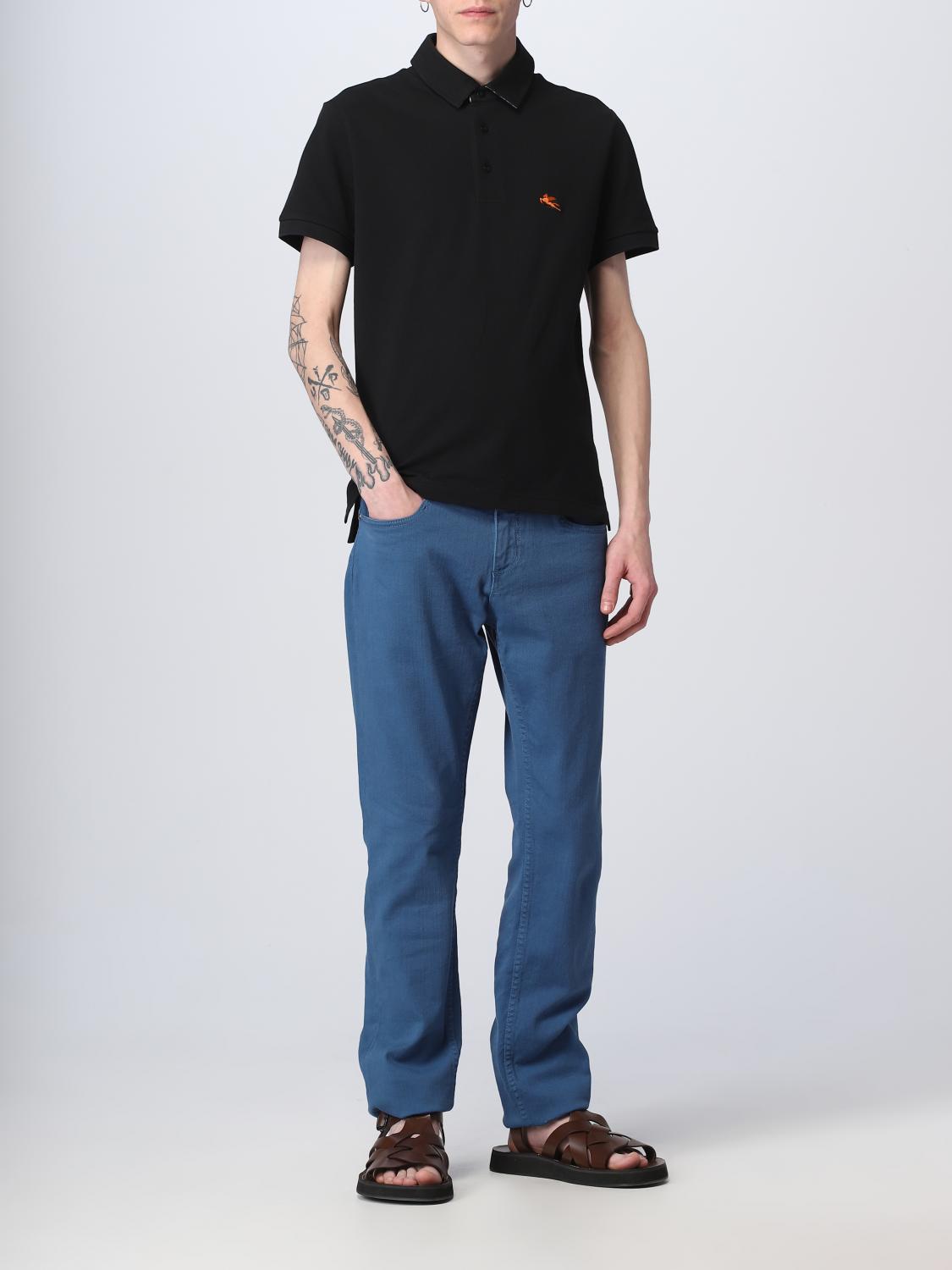 ETRO POLO: Polo hombre Etro, Negro - Img 2
