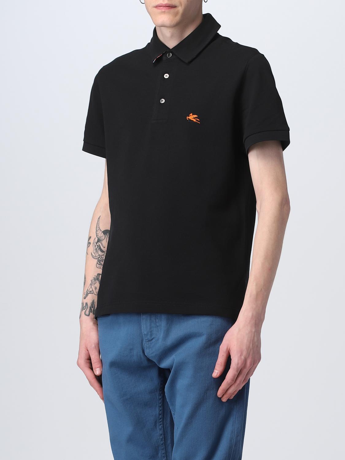 ETRO POLO: Polo hombre Etro, Negro - Img 4