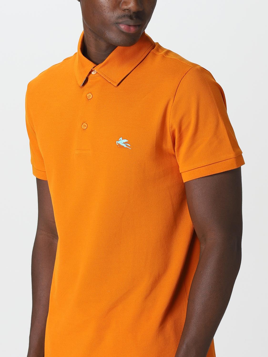 ETRO POLO: Polo hombre Etro, Naranja - Img 5