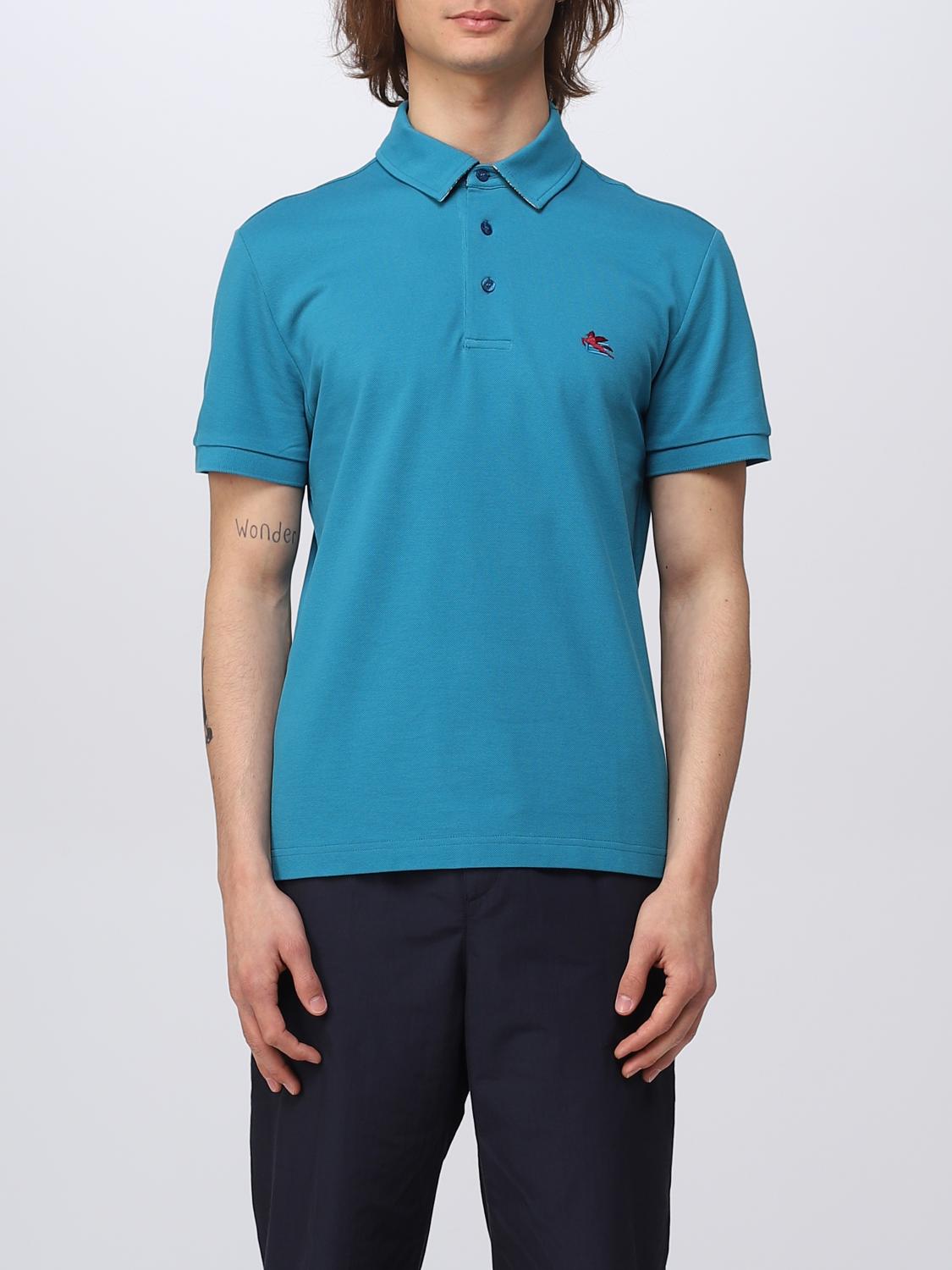 ETRO POLO: Polo hombre Etro, Azul Claro - Img 1