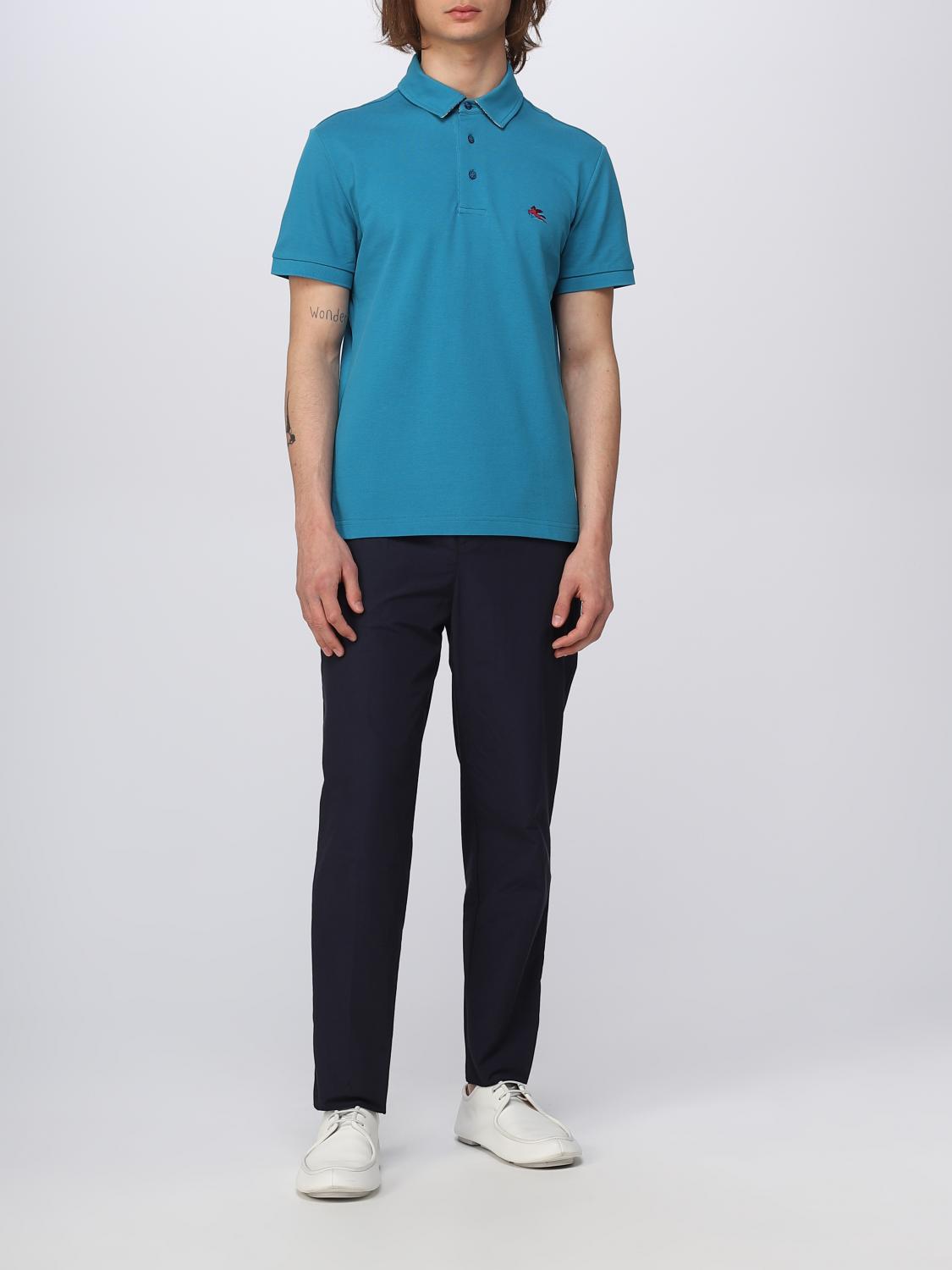 ETRO POLO: Polo hombre Etro, Azul Claro - Img 2